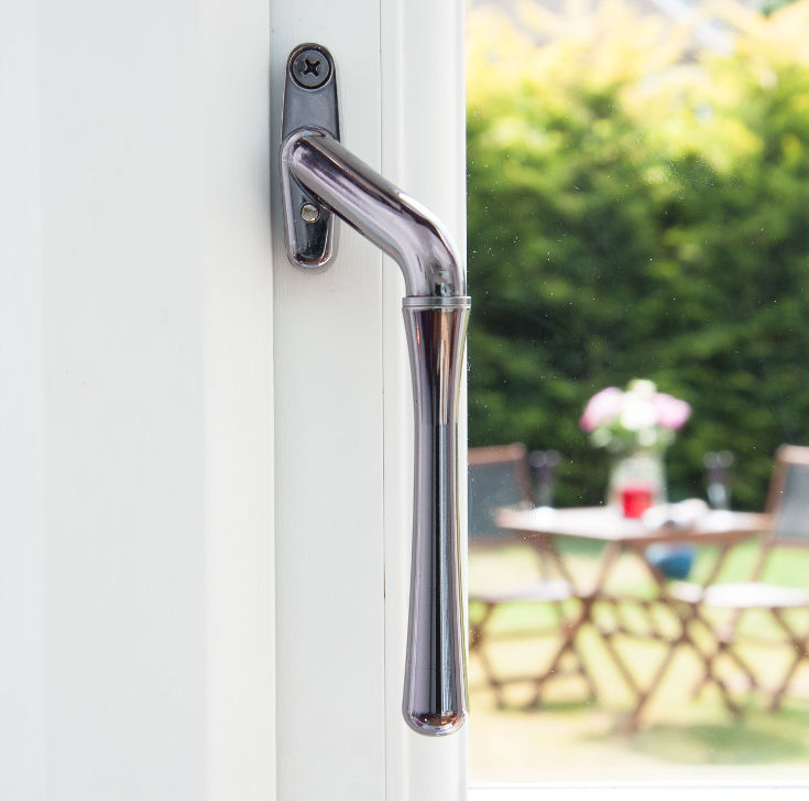 Window handles for sale in the UK - gunmetal teardrop